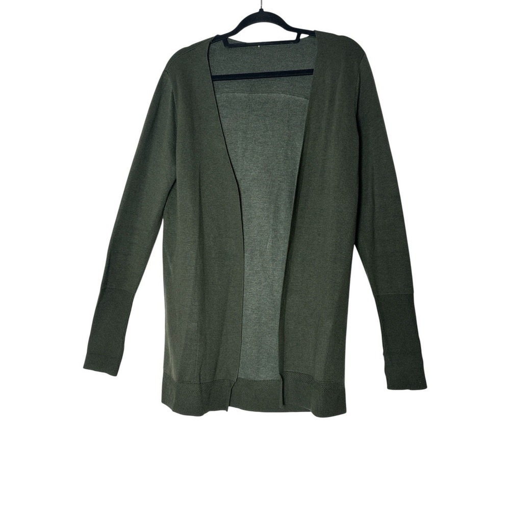 Lululemon City Street Cardigan Size 10 Large Heathered Camo Green